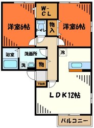 パークコート砂川壱番館の物件間取画像